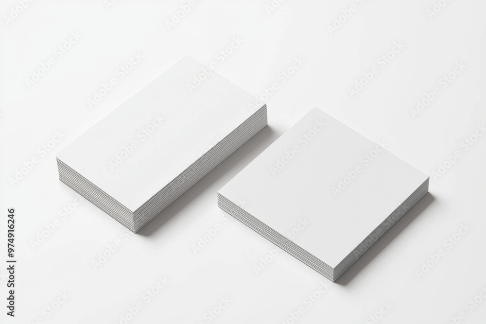 Business Card Mockup on Isolated Background created with Generative AI Business Card Mockup on Isolated Background created with Generative AI