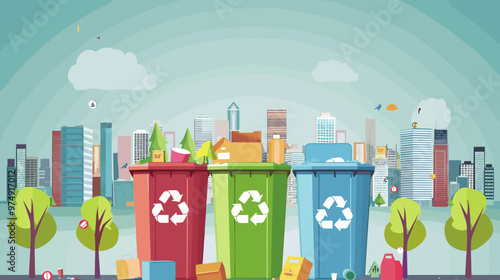 Promoting Recycling and Waste Reduction through Efficient Trash Separation Practices