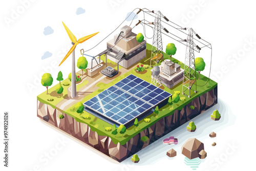 Integration of renewable energy sources for sustainable power generation and consumption