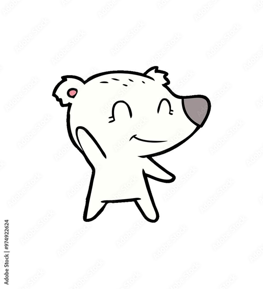 polar bear cartoon