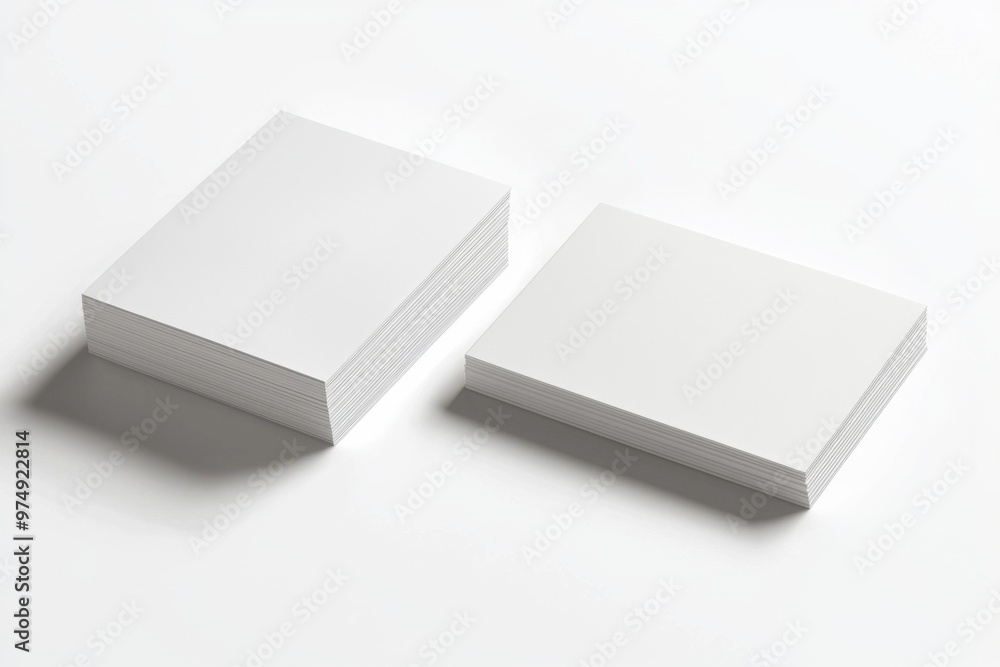 Business Card Mockup on Isolated Background created with Generative AI Business Card Mockup on Isolated Background created with Generative AI
