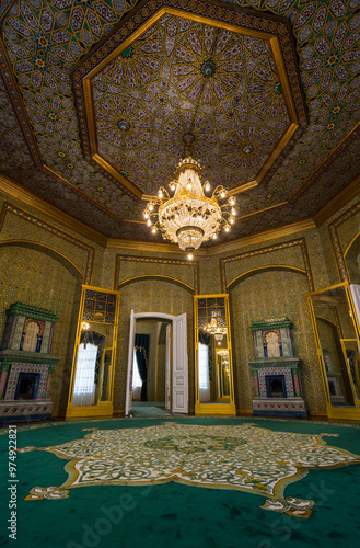 Interior of Nurullabai Palace in Khiva, Uzbekistan