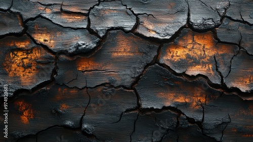 A depiction of nature's beauty highlighting weathered materials in a deconstructive style