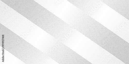 Vector thin abstract geometric stripe diagonal gradient technology parallel web line creative diamond. modern seamless diagonal lines, oblique, monochrome stripe lines pattern design.