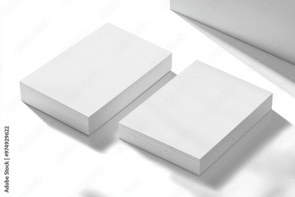 Business Card Mockup on Isolated Background created with Generative AI Business Card Mockup on Isolated Background created with Generative AI