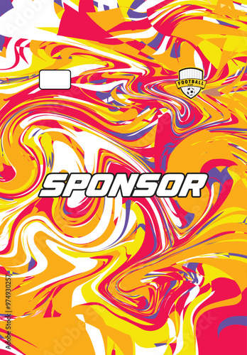 Abstract pattern background for sports, ready to print HD quality