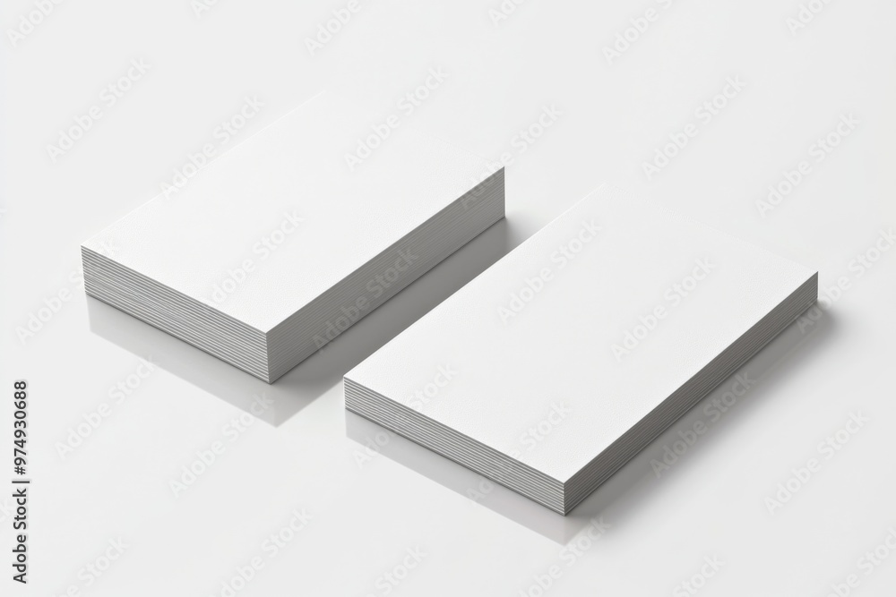 Business Card Mockup on Isolated Background created with Generative AI Business Card Mockup on Isolated Background created with Generative AI