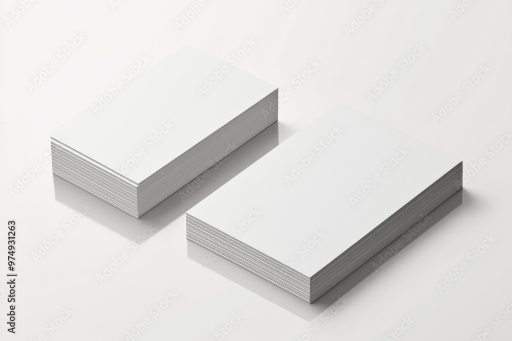 Business Card Mockup on Isolated Background created with Generative AI Business Card Mockup on Isolated Background created with Generative AI