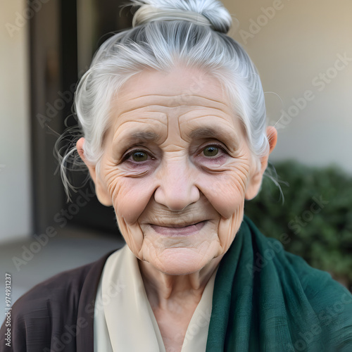 an-elderly-woman-with-silver-hair-styled-in-a-neat-bun-wearing-a-dark-green-shawl-over-a-light-beig-03