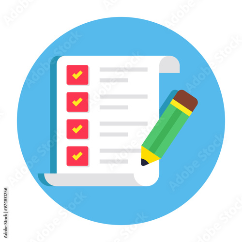 Perfect design icon of shopping list 