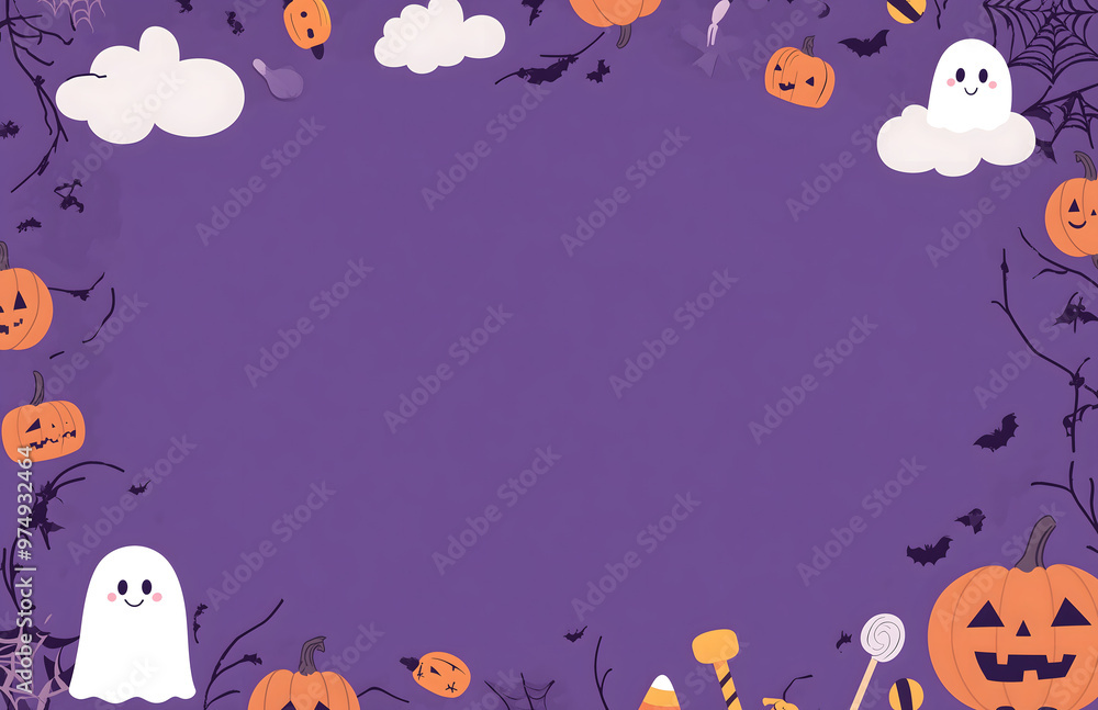 Halloween party or event advertisement Dark purple background Halloween party or event advertisement Dark purple background