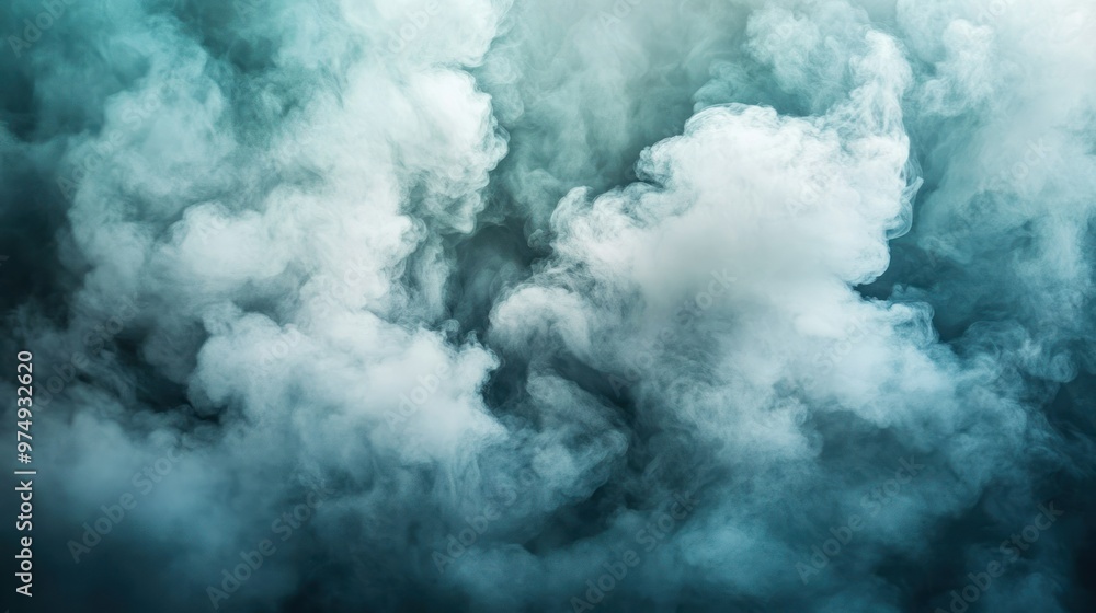 Abstract Smoke with Teal Undertones Abstract Smoke with Teal Undertones