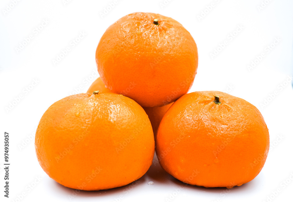 tangerines isolated on white background tangerines isolated on white background