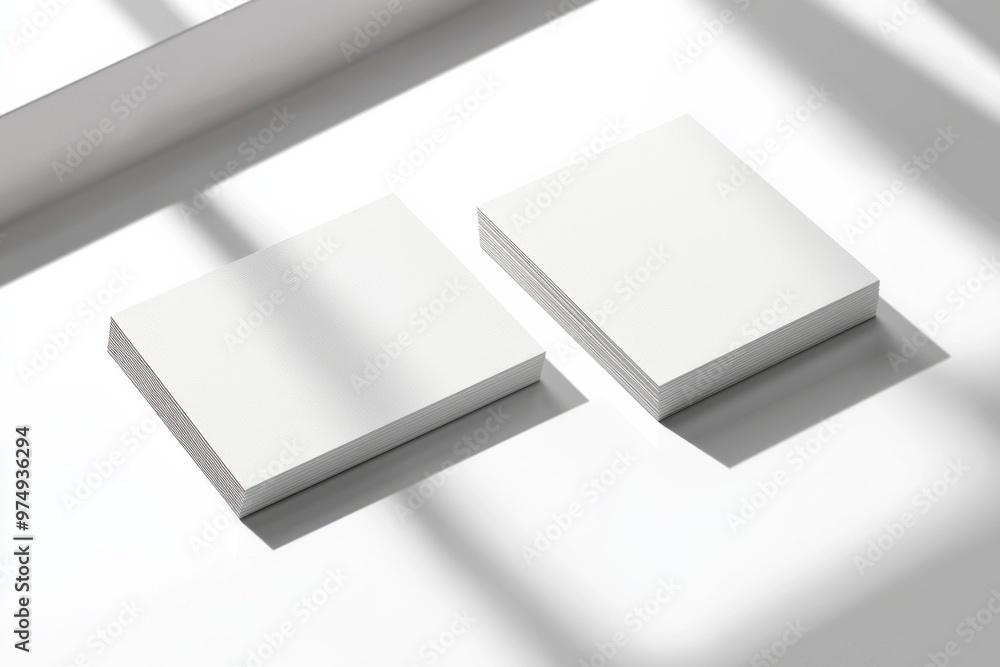 Business Card Mockup on Isolated Background created with Generative AI Business Card Mockup on Isolated Background created with Generative AI