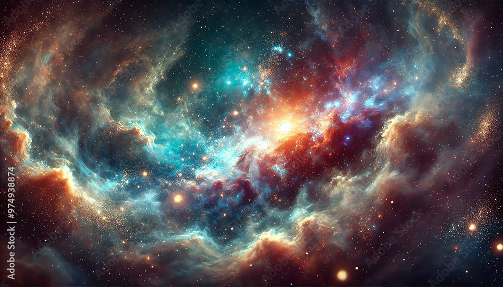 Naklejka premium smoke universe