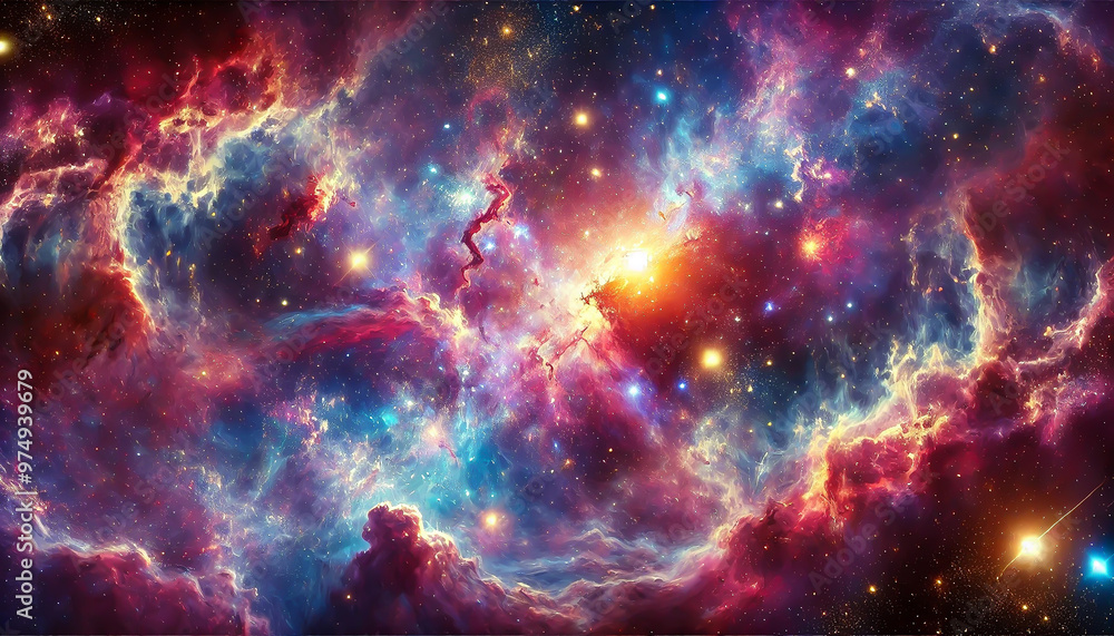 Obraz premium dust universe