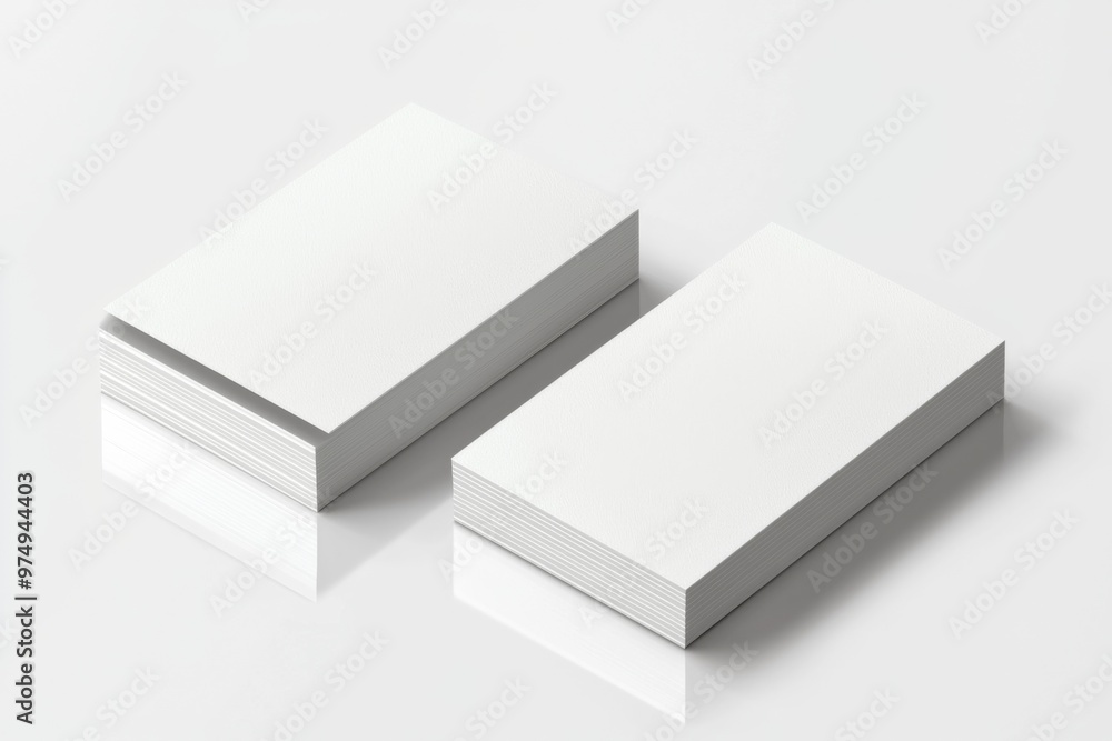 Business Card Mockup on Isolated Background created with Generative AI Business Card Mockup on Isolated Background created with Generative AI