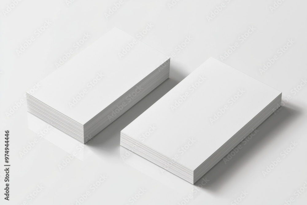 Business Card Mockup on Isolated Background created with Generative AI Business Card Mockup on Isolated Background created with Generative AI