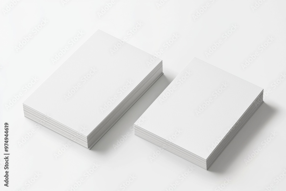Business Card Mockup on Isolated Background created with Generative AI Business Card Mockup on Isolated Background created with Generative AI