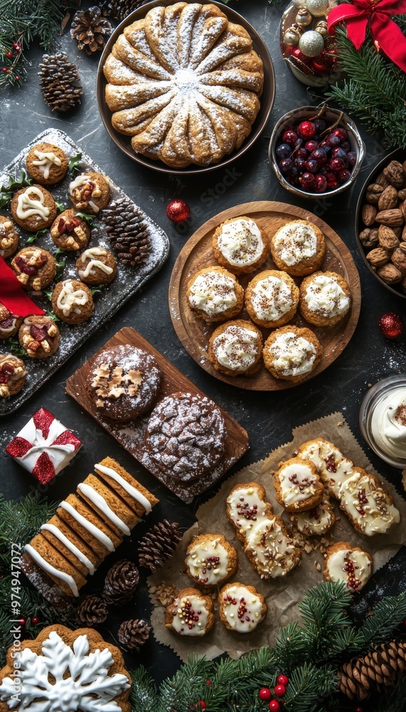 Festive Christmas Recipe Contest Graphic Featuring Delicious Holiday Treats and Contest Details Festive Christmas Recipe Contest Graphic Featuring Delicious Holiday Treats and Contest Details