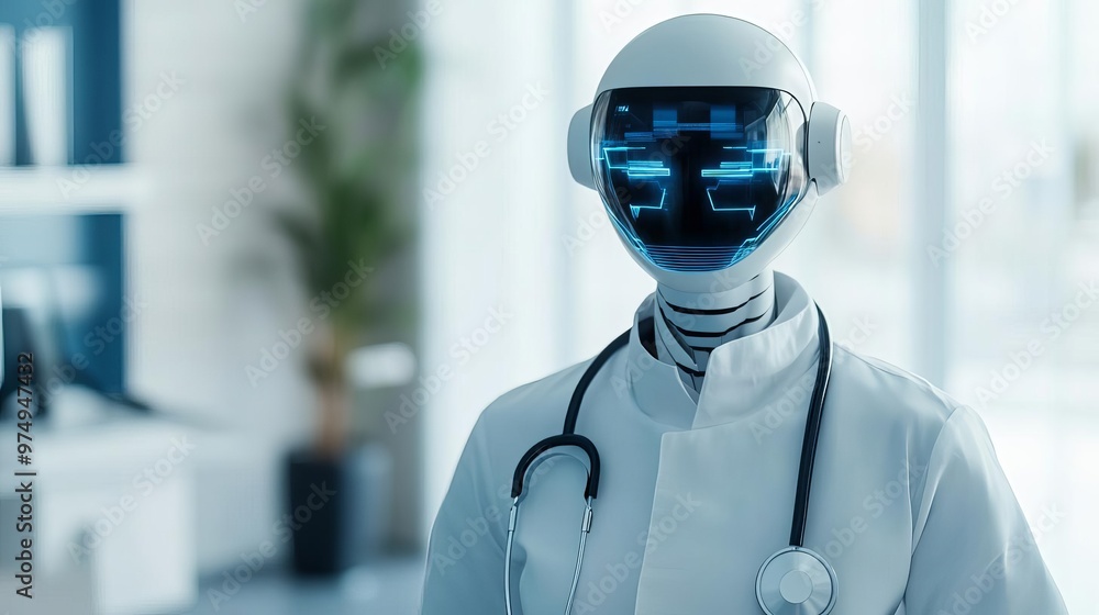 Holographic AI assistant supporting a doctor with patient diagnostics, holographic AI assistant, healthcare automation Holographic AI assistant supporting a doctor with patient diagnostics, holographic AI assistant, healthcare automation