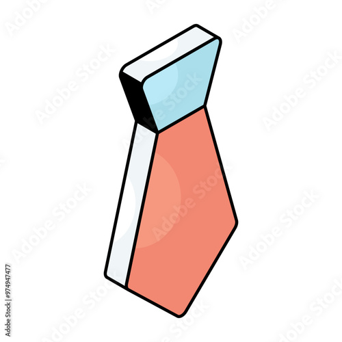 Modern design icon of tie