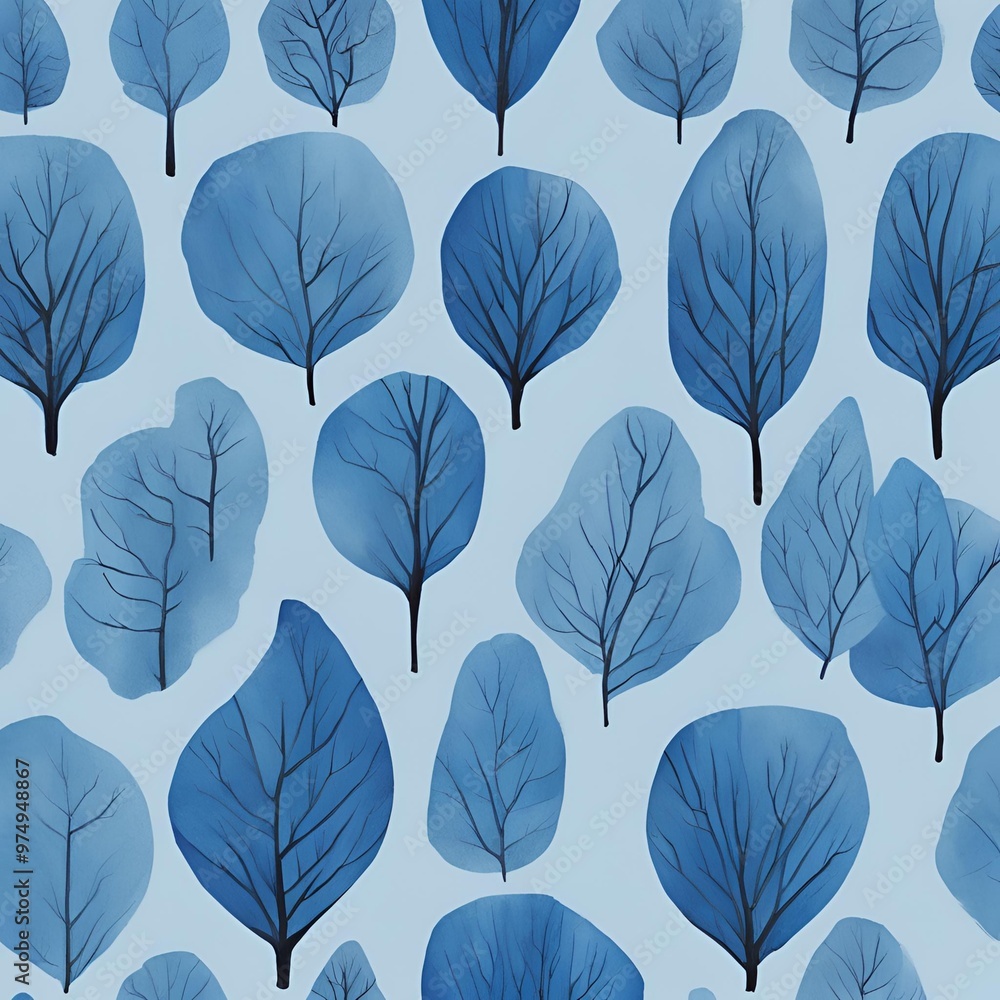 seamless pattern of leaves seamless pattern of leaves