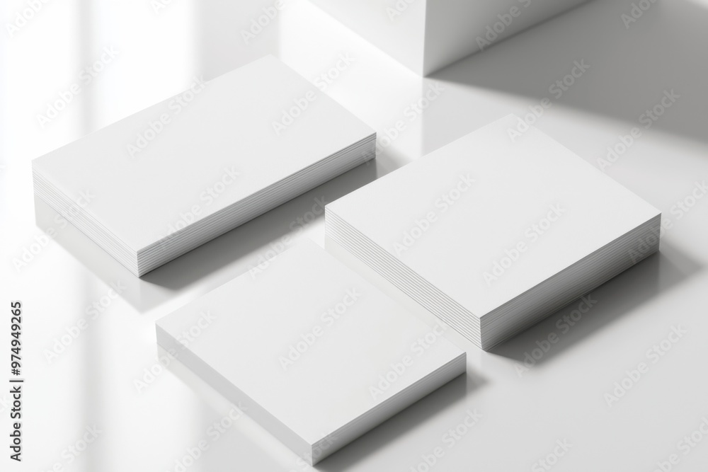 Business Card Mockup on Isolated Background created with Generative AI Business Card Mockup on Isolated Background created with Generative AI