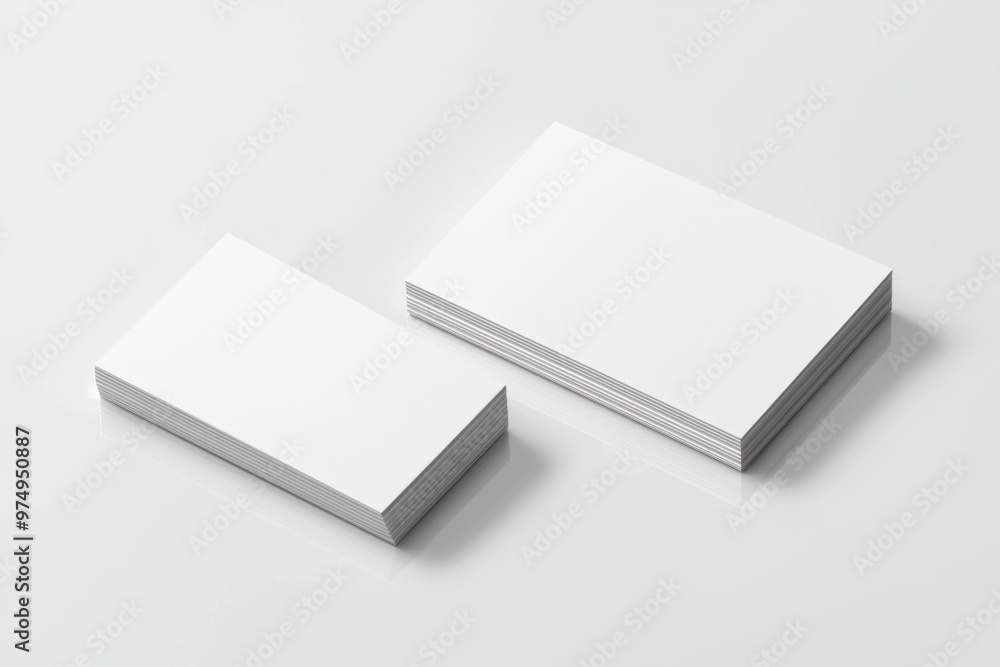 Business Card Mockup on Isolated Background created with Generative AI Business Card Mockup on Isolated Background created with Generative AI