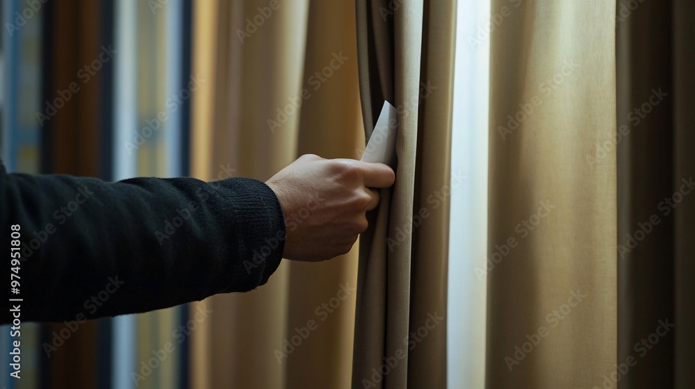 custom made wallpaper toronto digitalVoter Privacy: Hand Opening Voting Booth Curtain with Ballot - Election Process Concept
