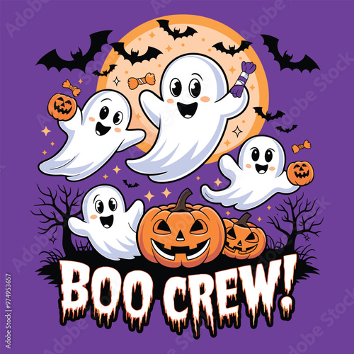 Halloween t-shirt design Vector Graphics. Print ready Halloween t-shirt design.