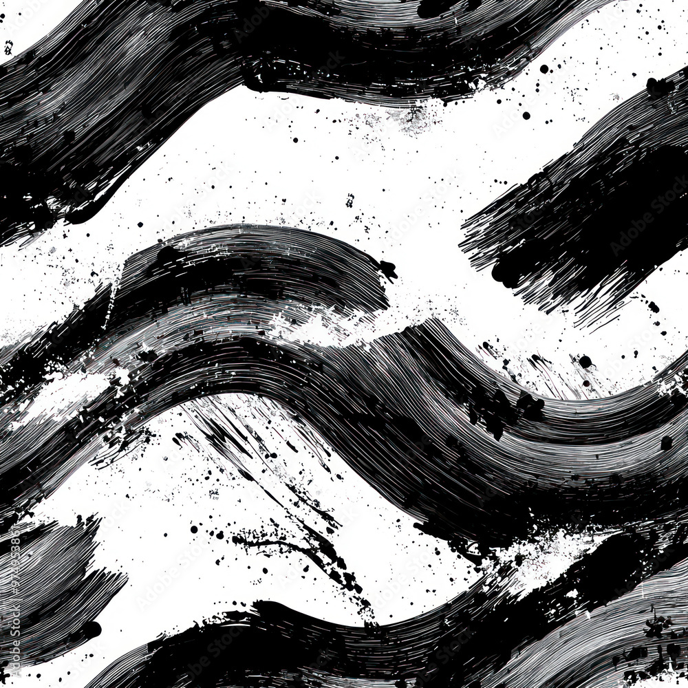 Brush texture, ink, brush pattern, wave pattern brush stroke material. Brush texture, ink, brush pattern, wave pattern brush stroke material.