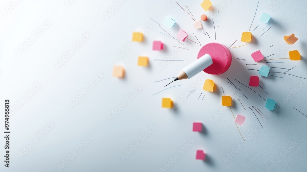 A manager using process mapping to visualize and improve workflows. A manager using process mapping to visualize and improve workflows.