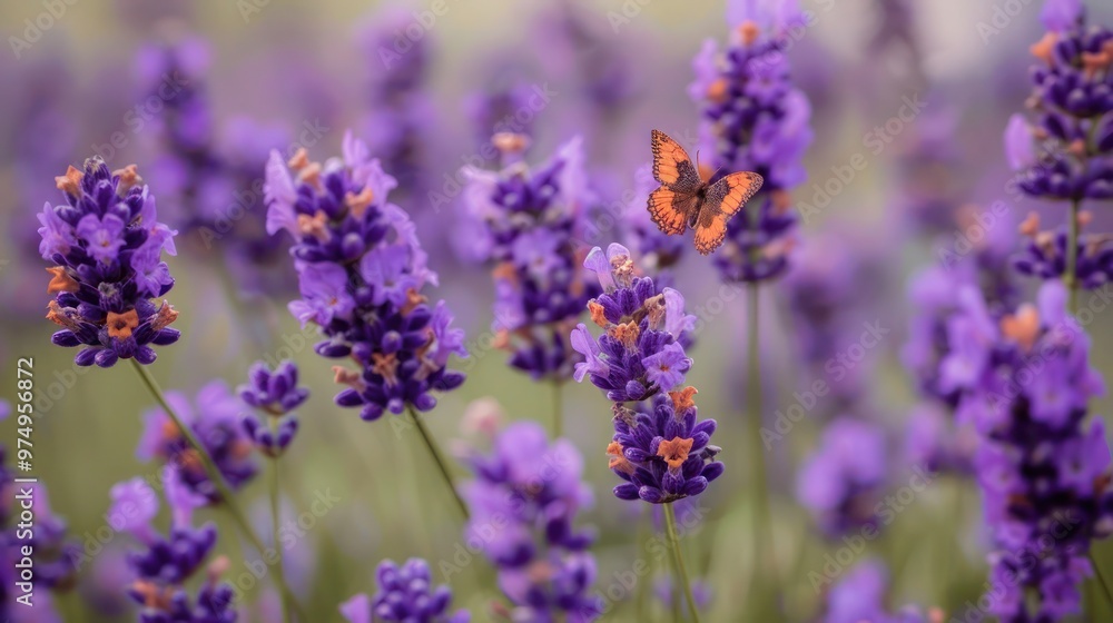 Lavender purple color fields Lavender purple color fields