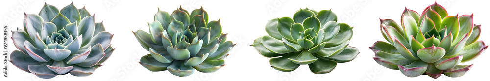 A succulent plant isolated on a white background. A succulent plant isolated on a white background.