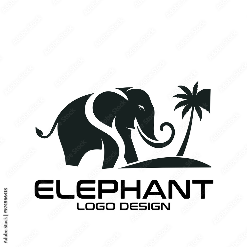 Obraz premium Elephant Vector Logo Design