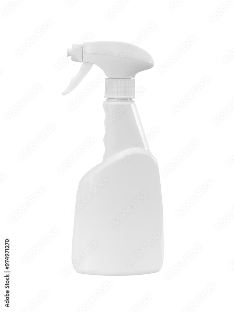 Butelka biała z triggerem płaska 500 ml spray Butelka biała z triggerem płaska 500 ml spray