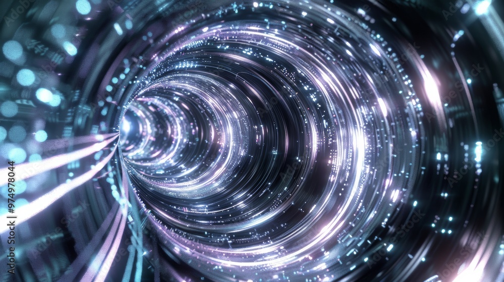 Mesmerizing Swirls of Radiant Ethereal Energy in an Infinite Digital Vortex Mesmerizing Swirls of Radiant Ethereal Energy in an Infinite Digital Vortex