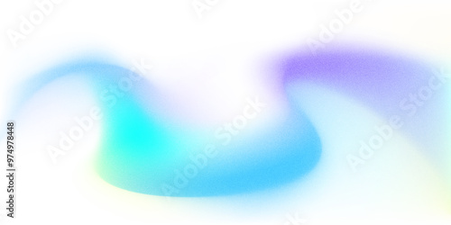 Blue color gradient wave background, abstract blue grain gradation texture, vector blue noise texture blur abstract background
