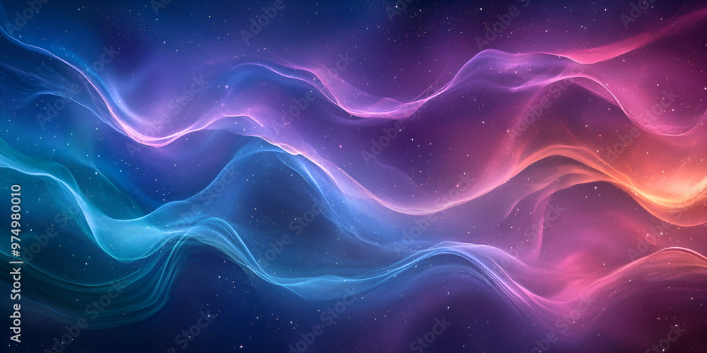 Abstract Flowing Waves of Light in Vibrant Colors and Gradient Design
Abstract Flowing Waves of Light in Vibrant Colors and Gradient Design