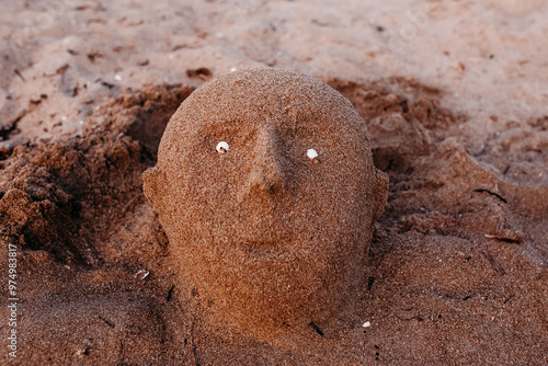Fototapeta kuchenna Sandy face