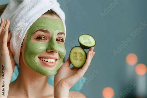 cucumber/ Alvera face pack