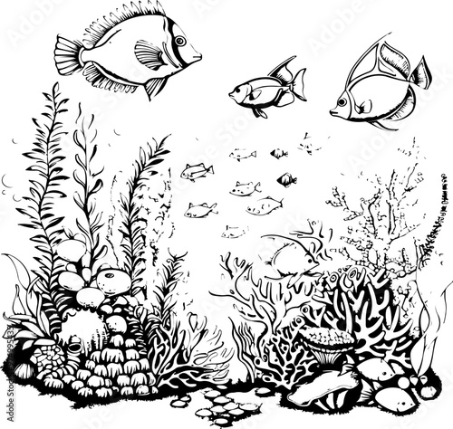 Undersea Coloring Book