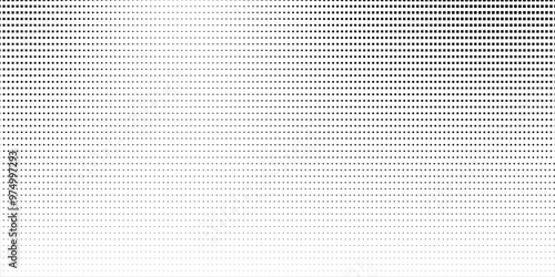Dotted gradient halftone background. Horizontal seamless dots pattern in pop art style. Abstract modern stylish pattern