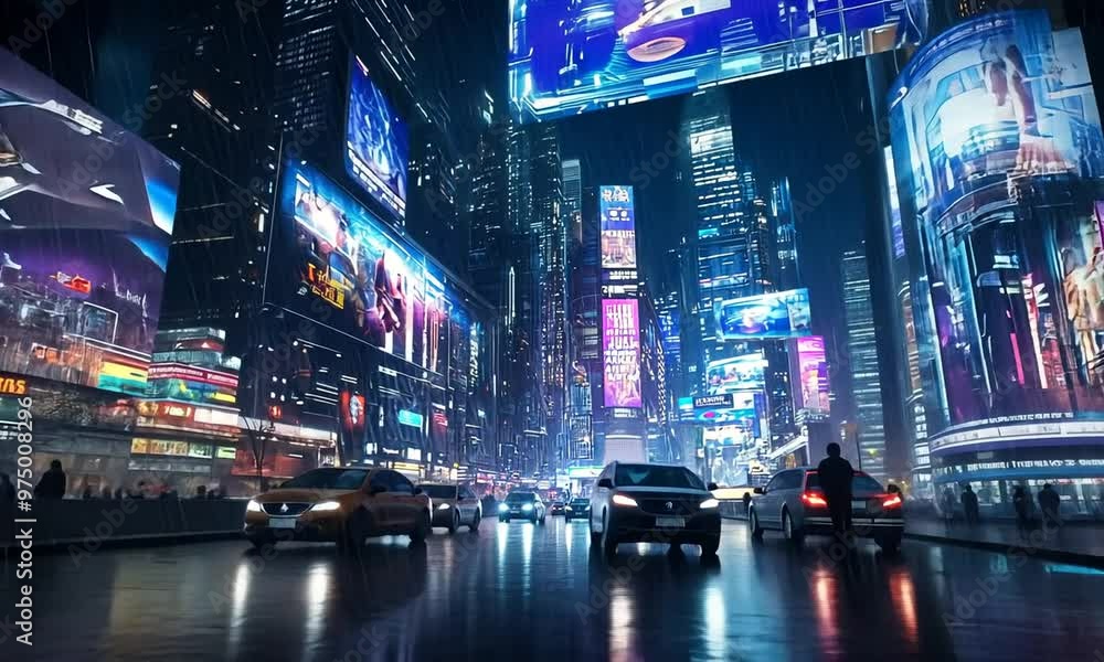 Cyberpunk Cityscape Cyberpunk Cityscape