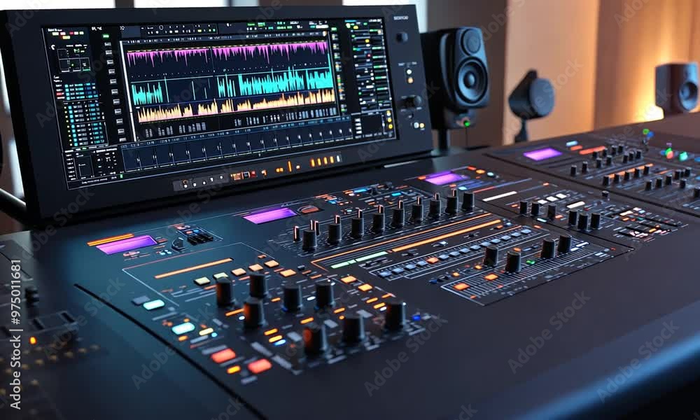 Professional Audio Mixing Console Professional Audio Mixing Console
