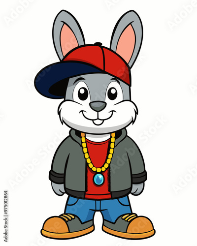 cartoon character rabbit rapper 