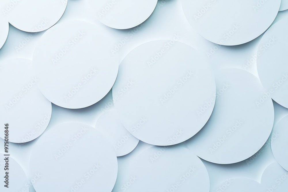 White background with flying balloons - clean design, 3d abstract realistic banner.. Beautiful simple AI generated image White background with flying balloons - clean design, 3d abstract realistic banner.. Beautiful simple AI generated image