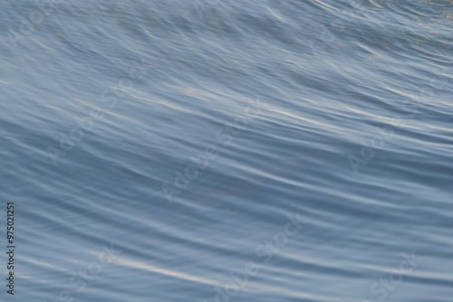 Ocean waves natural pattern blue flowing calm