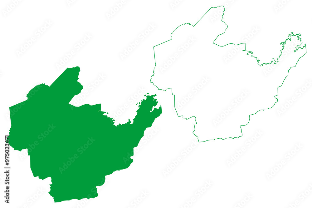 Iguatu municipality (Ceará state, Municipalities of Brazil, Federative Republic of Brazil) map vector illustration, scribble sketch Iguatu map Iguatu municipality (Ceará state, Municipalities of Brazil, Federative Republic of Brazil) map vector illustration, scribble sketch Iguatu map